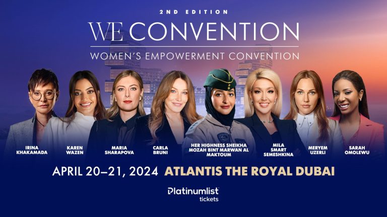WE Convention 2024: Featuring Maria Sharapova and Carla Bruni WE Convention 2024