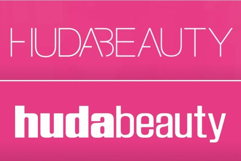 Huda Beauty’s New Rebranding: A Bold Visual Transformation Huda Beauty's new logo and packaging featuring a sleek, modern design that reflects the brand's rebranding effort.