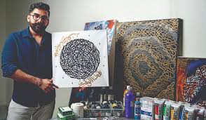 Al-Sulaimani Fuses Calligraphy and Graffiti Al-Sulaimani Fuses Calligraphy and Graffiti