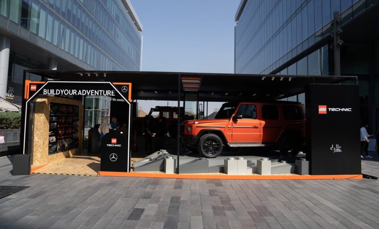 LEGO G-Wagon: Life-Size Mercedes-Benz G 500 Unveiled at Dubai Design District Lego