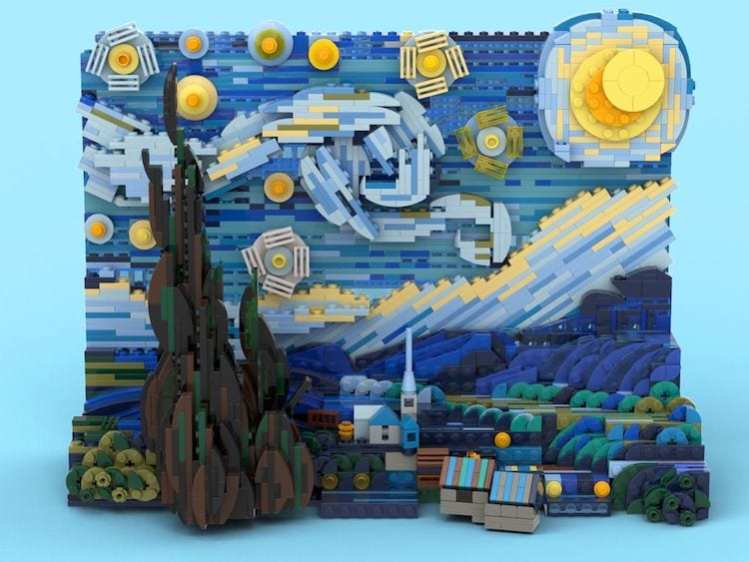 ‘Starry Night’ Painting Being Turned Into a 3D LEGO Set