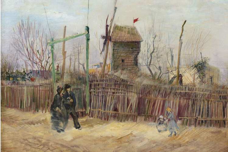 A landscape painting by Vincent van Gogh to make its debut in March