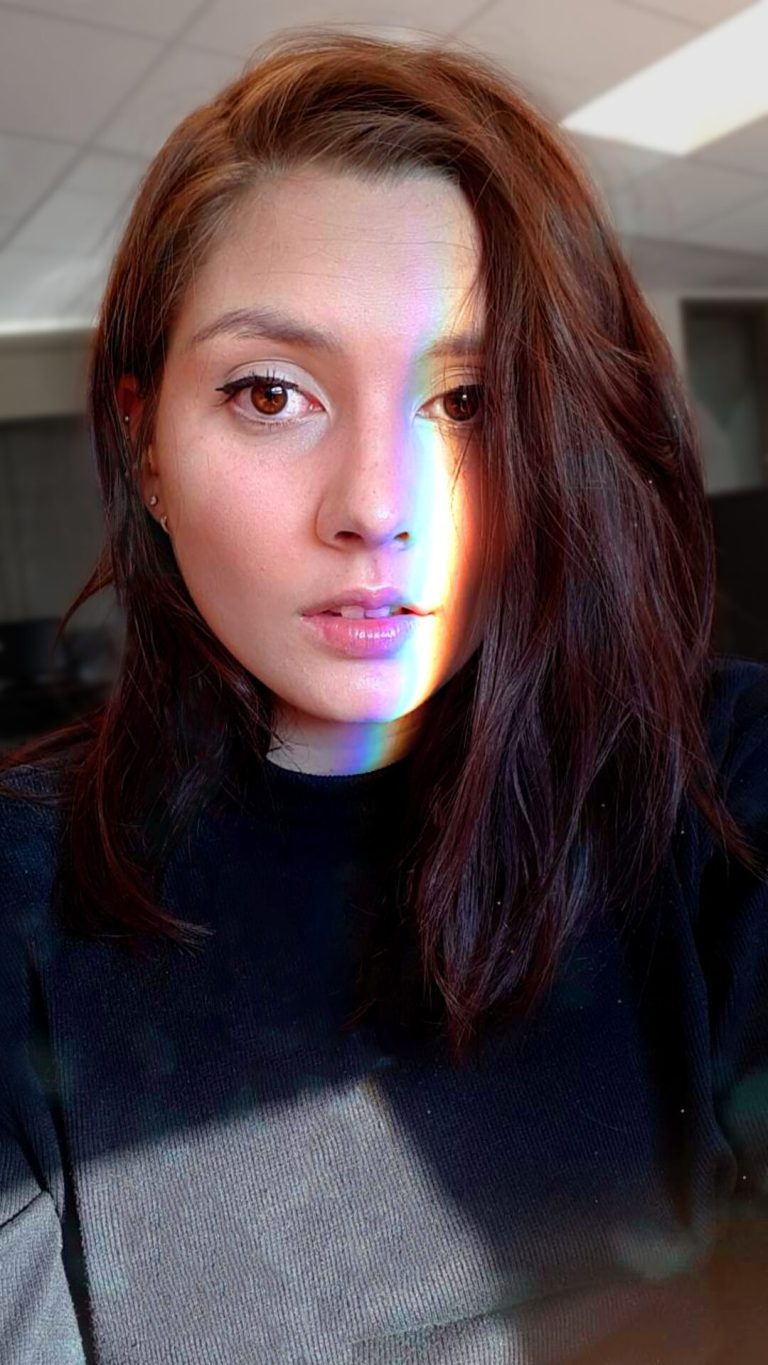 Laurie Tousignant: The Journey from Classroom Art Kid to Professional Animator Laurie Tousignant, a digital artist, working on an animation project at her desk, blending traditional and digital art techniques.