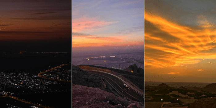Discover the Magic of Jebel Hafeet Desert Park: A Breathtaking Sunset View Jebel Hafeet Desert Park